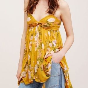 Free People Floral Tank